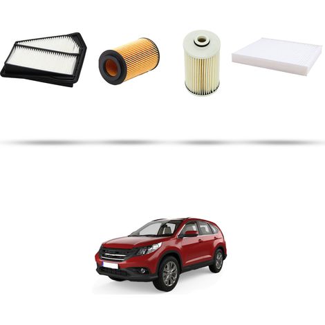 Kit tagliando 4 filtri compatibile con Honda CR-V IV 2.2 110kw dal 2012 (1/5)