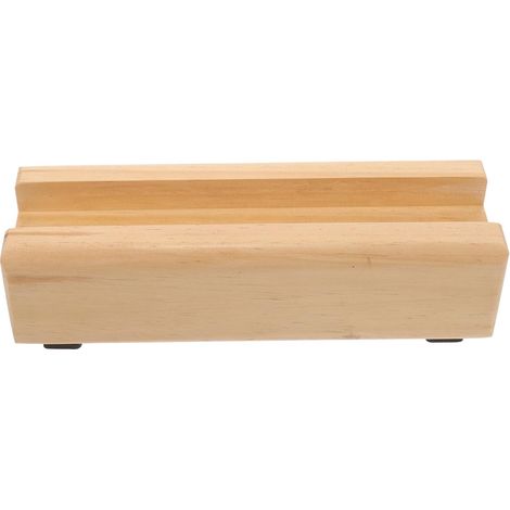 Socle de Miroir au Sol en Bois Massif pour Miroir Plein Pied (1/5)