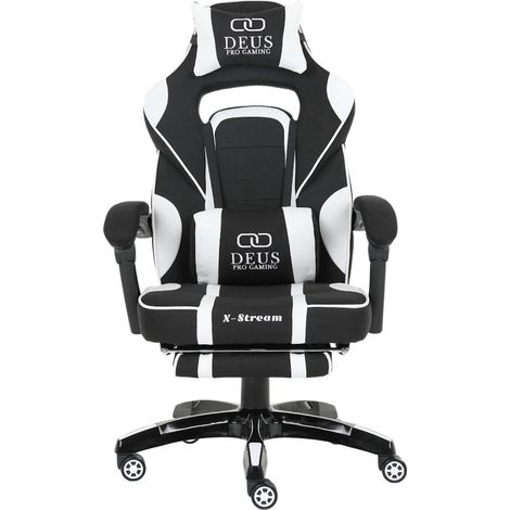 Sedia da gaming Deus X-stream nera/bianca (1/5)