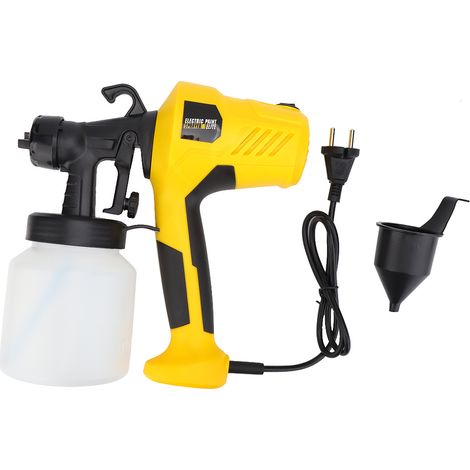 Pulvérisateur Pistolet à Peinture Électrique Haute Pression Réglable Jaune (1/5)