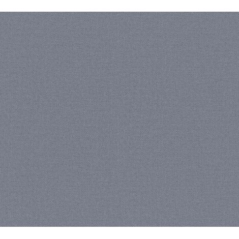 Unicolour wallpaper wall Profhome 387447 hot embossed non-woven wallpaper slightly textured unicoloured matt blue pigeon blue blue grey 5.33 m2 (57 ft2) (1/5)