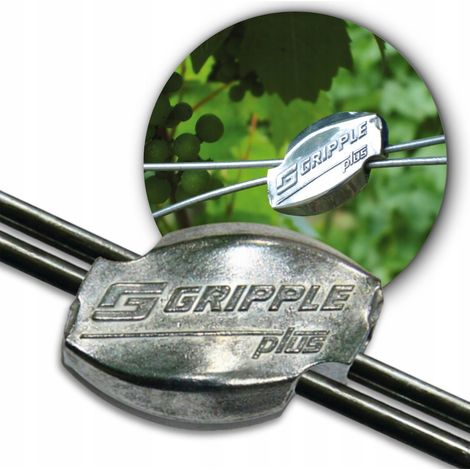 Connecteur Gripple pour grillage forestier moyen (2,00-3,25 mm), capacité de charge : 400 kg