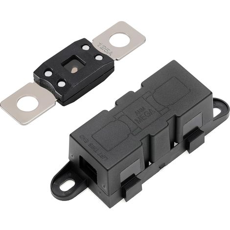 Mega Fuse Holder and Mega Fuses for Auto Fuse 125A ANM Bolted Fuses 125 Amps for Car Vehicles Motorcycle Caravans Truck Bus (1/5)