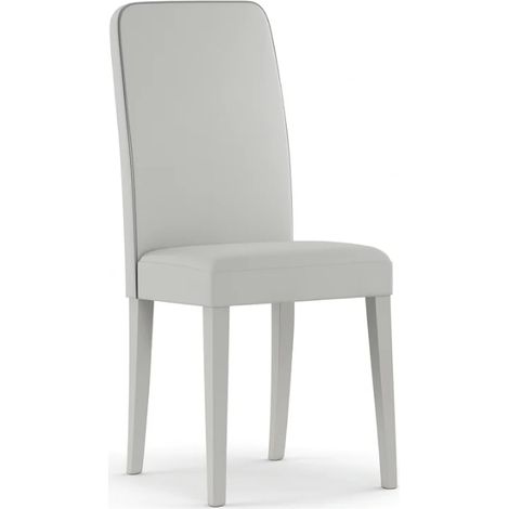 Alina, Set di 2 sedie in similpelle Bianco (59cm X 46cm H. 99cm)  Duzzle (1/5)