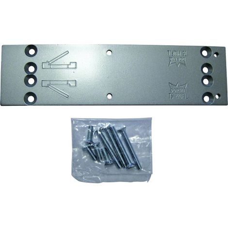 Plaque de montage pour ferme-porte TS 71/ TS 72 noir RAL 9005 - DORMAKABA