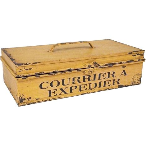 Boîte en fer Courrier à expédier