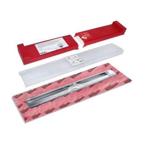 TECEdrainline-evo Duschrinne, mit Wandfliesenauflage, gerader (1/8)