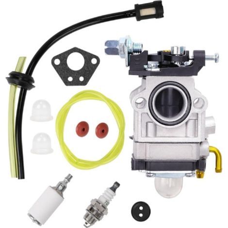 Kit carburateur et bougie pour débroussailleuse/coupe-bordures 40-5 (moteur 4 temps) – Pièces de rechange et accessoires universels (11 pièces)