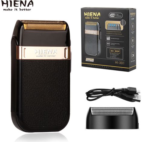 Rasoir électrique KM-2024 pour hommes, tondeuse, coupe-cheveux, rechargeable par USB