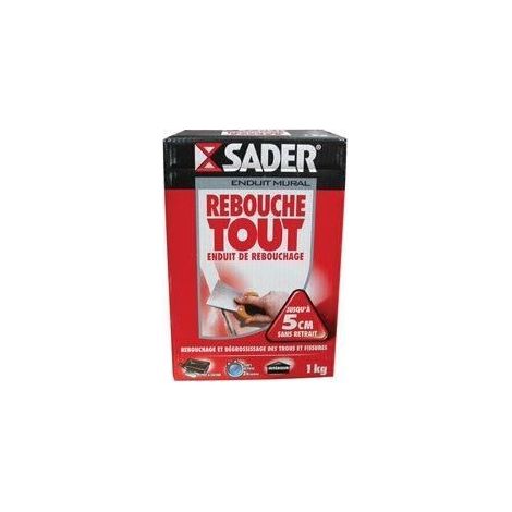 Enduit Rebouche Tout Sader prêt à gâcher intérieur Conditionnement: 1KG
