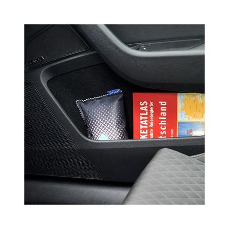 Wenko – Lot de 3 déshumidificateurs voiture – Indicateur de saturation – Absorbeur d'humidité réutilisable 350g – Dimensions 19x5x11,5cm (1/5)