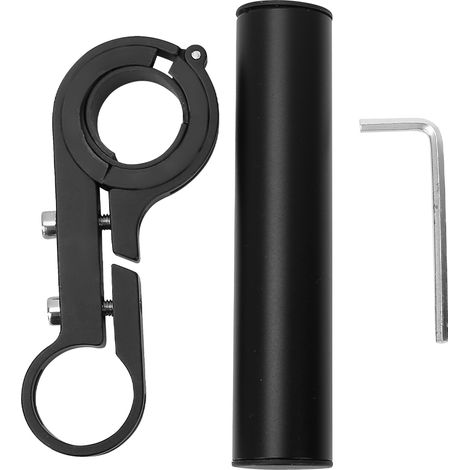 Support de fixation stable pour lampe torche de vélo, clip de montage extensible pour guidon, support de lampe avant (1/5)