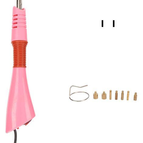Applicateur Thermostat Portable Compact Économie d'Énergie Rose DIY Machine à Fixation Chaude Prise US 110‑220V (1/5)