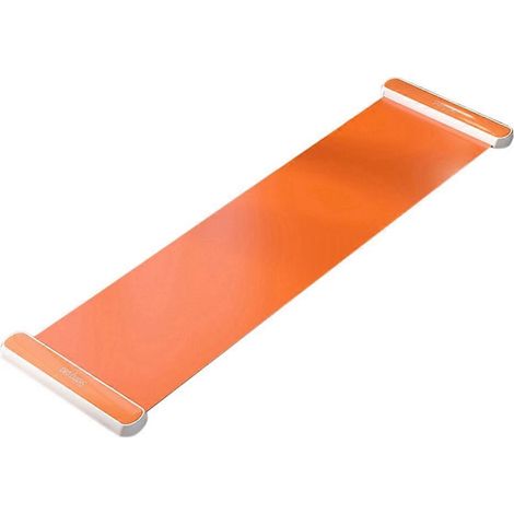 Tapis de glisse pour yoga, patinage de vitesse en intérieur, hockey sur glace, roller, exercices pour les jambes, 180 cm, orange (1/5)