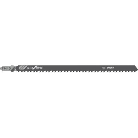 Stichsägeblatt T 744 D, Speed for Wood, 3er-Pack