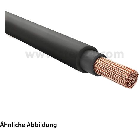 HELU KABEL H07RN-F 1X35mm² einadrige Gummischlauchleitung AD 14,3mm - 17,9mm Nennspannung Uo/U 450V/750V - 1 Meter