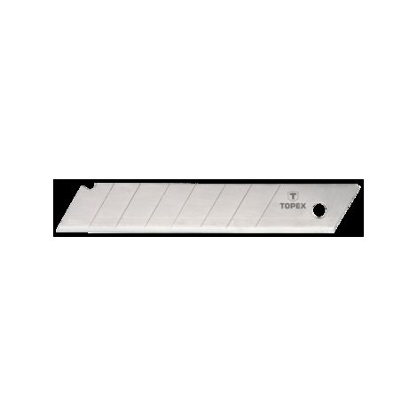 Ricambio lame scorrevoli per taglierino 18mm 10 pezzi topex 17b348