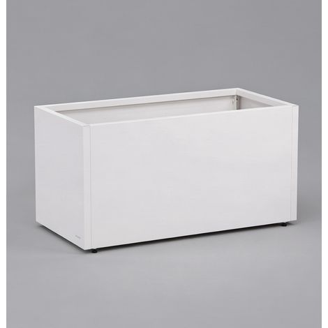 FIORIERA "PLANTER 50" IN METALLO 100X50X50CM BIANCO (1/5)