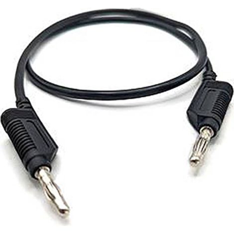 Mueller Electric 22.170-.50M-0 Cordon de mesure banane mâle 4 mm banane mâle 4 mm 0.5 m noir 1 pc(s)