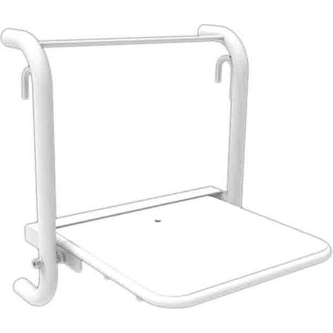 Sedile doccia ribaltabile, asportabile inox (1/3)