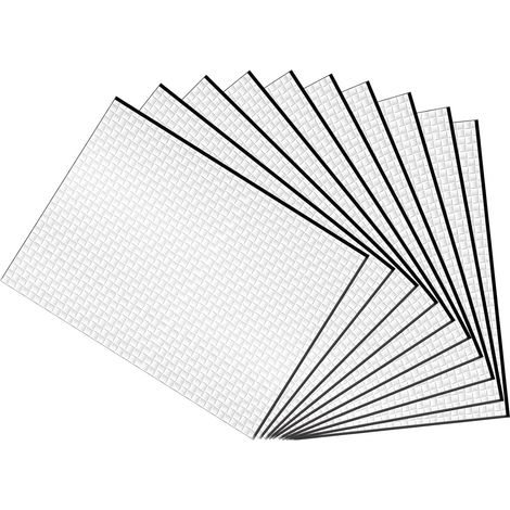 10 Pièces Isolation Phonique Tapis, Isolant Thermique pour Autocollant (1/5)