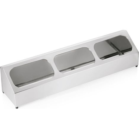 Diviseur inox 102 x 23,5 cm pour 6 x GN 1/6 ou 3 x GN 1/3 - Was Germany (1/2)