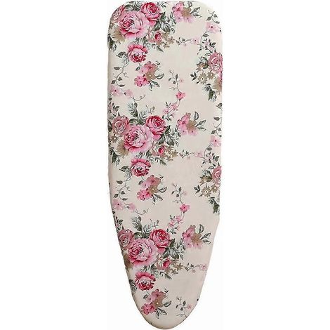 Ironing board cover with drawstring 110 x 34 cm, comfortable and universal made of cotton, stain and burn resistant. (1/5)