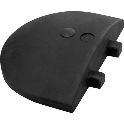 EasyRide Bourrelet de chaussée de finition 300 x 225 x 55 mm noir caoutchouc recyclé (1/5)
