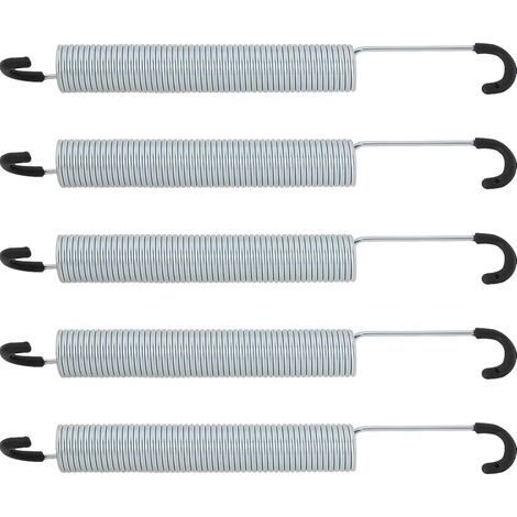 5pcs 7 Inch/176mm Mechanism Tension Springs, Double Hook Tension Springs, Zinc Plated Carbon Steel Springs for Recliner Chairs and Sofas, 2mm Wire Diameter (1/5)