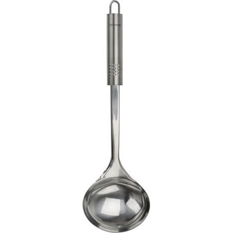 Louche Cuisine - 1 Pièce - Acier Inoxydable - Manche Ovale - Sauces Et Légumes - 32,5 cm (1/5)
