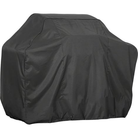 Housse de barbecue noire 80 x 66 x 100 cm – Imperméable, résistante aux UV et aux intempéries, facile à installer (1/5)
