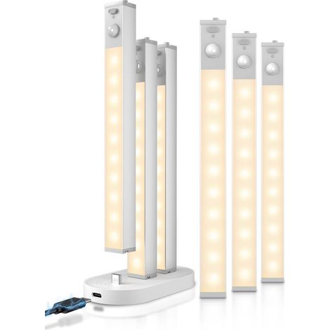 Lampe de Placard LED Rechargeable Sans Fil et Station de Chargement (1/5)