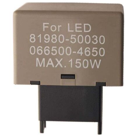Relé electrónico de parpadeo con 8 conexiones para LED, accesorios de automóvil. (1/4)