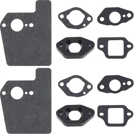 Kit guarnizione isolante carburatore da 2 pezzi compatibile con i ricambi motore tosaerba Honda GCV160 GCV160A GCV160LA GCV160LAO GCV160LE