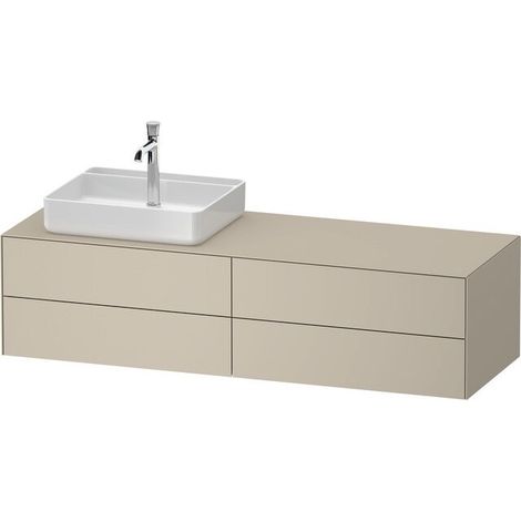 DURAVIT WT4867L60600000 Console-WTU murale White Tulip 550x13