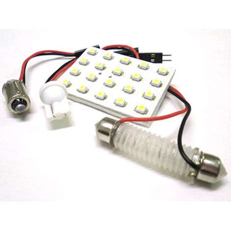 Pannello Lampada Led 20 Smd T10 BA9S Siluro Regolabile T11 Luci Abitacolo (1/3)