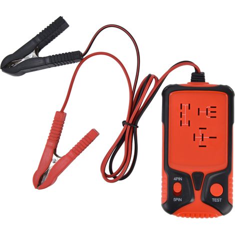 Testeur de Relais Multifonction Portable Haute Température 12V pour Voiture Détecteur Rouge (1/5)