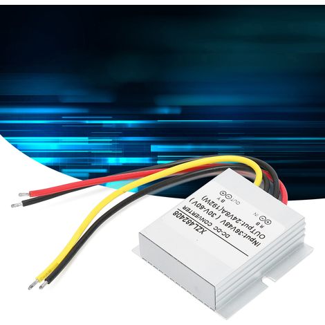 DC/DC-Wandler 48 V auf 12 V 8 A 192 W, neues Modell mit Aluminiumgehäuse (1/5)