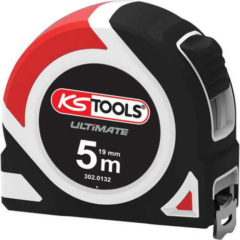 KS Tools - Mètre à ruban Bi-matière ULTIMATE, 5x19 mm - 302.0132