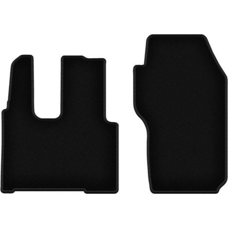 Tappetini base in velluto nero per: camion Mercedes Actros MP4 senza sedili ad aria (0)