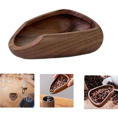 cuillère à café / cuillère à mesurer en bois (1082,9 cm, brun foncé), bac de dosage pour grains de café pour cuisine, café et restaurant (1/5)