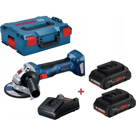 Bosch GWX 18V-7 X-LOCK 18v 115mm Brushless Angle Grinder + LBOXX + 2 x 4ah Batt (1/5)