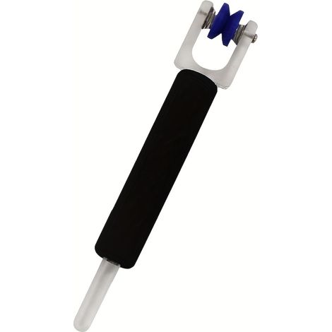 Outil professionnel pour crêper et polir de feuille d'aluminium, outil à main réglable avec poignée en mousse confortable, rouleaux à double ressort pour feuille d'aluminium et verre (1/4)