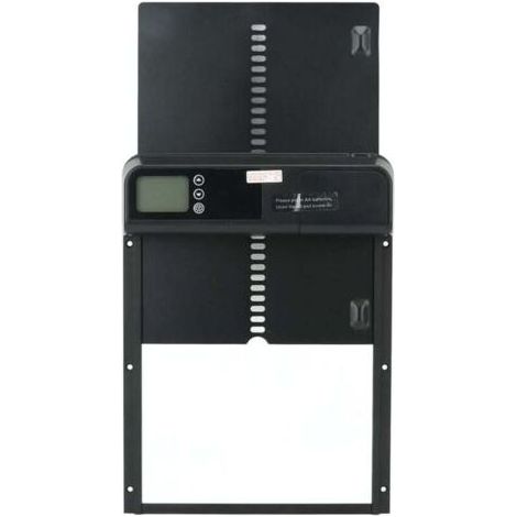 Pair Eosnow,Porte automatique de poulailler avec minuterie en alliage d'aluminium IP45 affichage LED étanche ouvre-porte automatique de poulet alimenté par batterie pour la ferme (1/4)