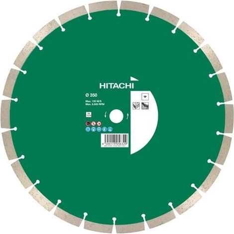 Disque diamant Ø300 al.25,4 seg.15 type universel economic fritté HIKOKI 773005