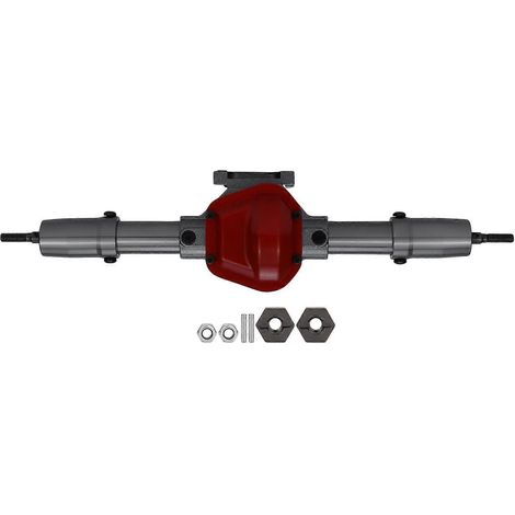 Kit d'amélioration d'essieu arrière en métal usiné CNC à l'échelle 1/10, compatible avec les pièces détachées pour camions SCX10 D90. (1/5)