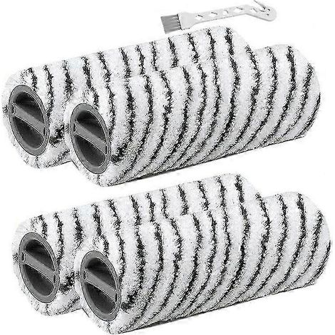 Lot de 4 brosses à rouleau pour nettoyeur de sols sans fil Karcher FC7, FC7 Premium, FC5, FC5 Premium et FC3 (1/5)
