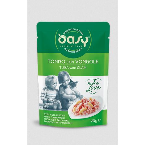 Gatto - More Love Tonno con Vongole 70 gr OASY