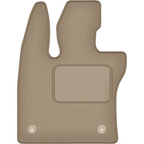 Tapis de sol en velours beige pour conducteur : Toyota Prius V liftback (2023-) (1/5)