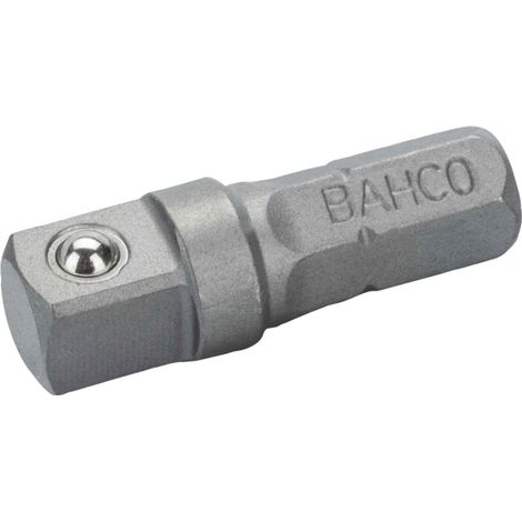 Bahco Verbindungsteil 1/4 Außensechskant auf 1/4 Außenvierkant 25 mm - 1 Stck./Blisterkarte (1/3)